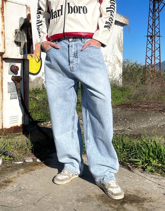 Premium Skate Fit Baggy Kot Pantolon