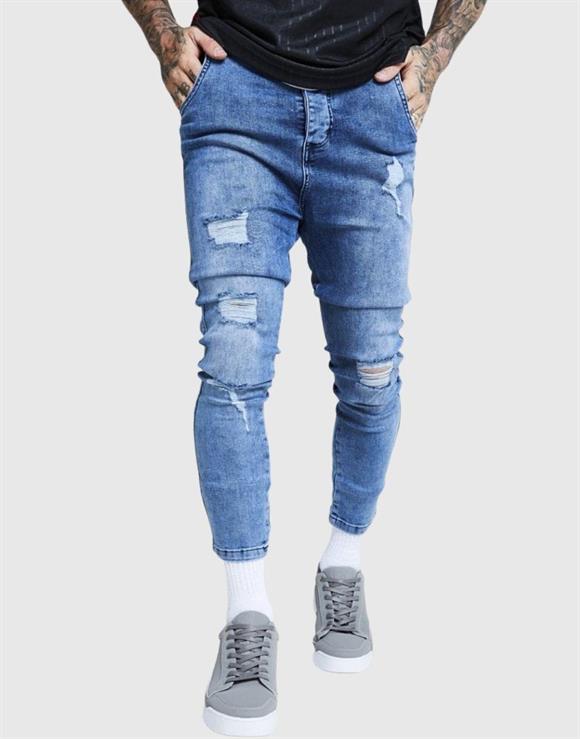 SikSilk Distressed Skinny Ultra Erkek Kot PantolonSikSilk Distressed Skinny Ultra Erkek Kot Pantolon