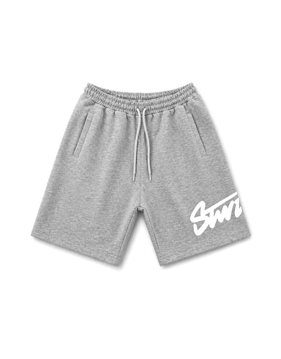 Stwd Kabartma Baskılı Relaxed Penye Şort