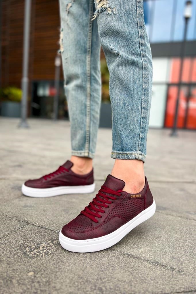 CH015 BT Erkek Ayakkabı BORDO · 2