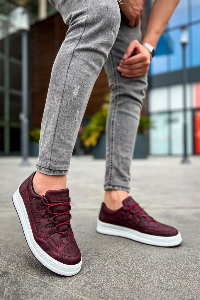 CH040 BT Erkek Ayakkabı BORDO · 2