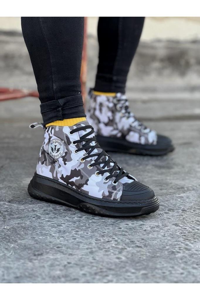  WG017 Acık Askeri Erkek Yarım Bilek Casual AyakkabıWagoon WG017 Acık Askeri Erkek Yarım Bilek Casual Ayakkabı