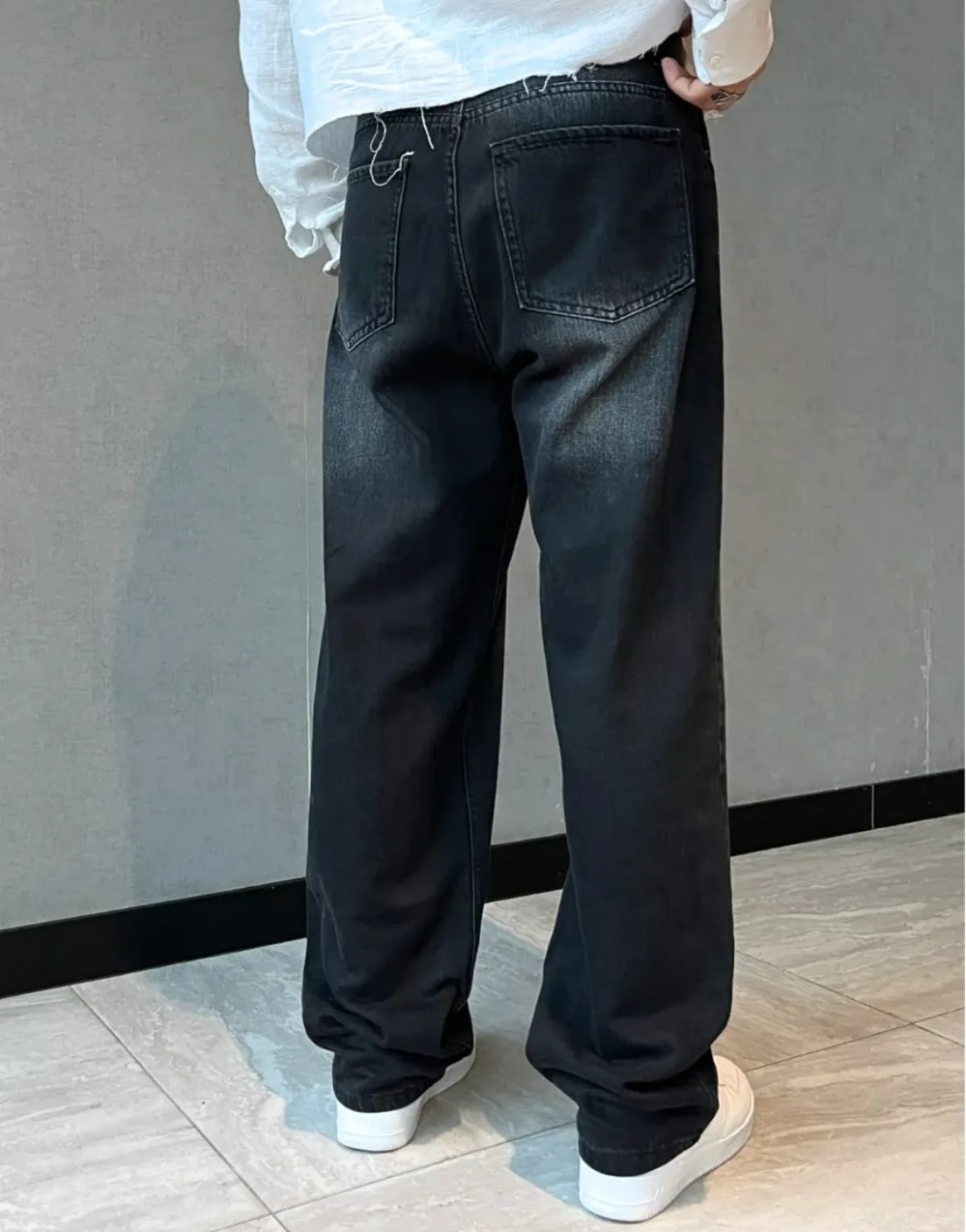 Baggy Acid Wash Kot Pantolon · 2