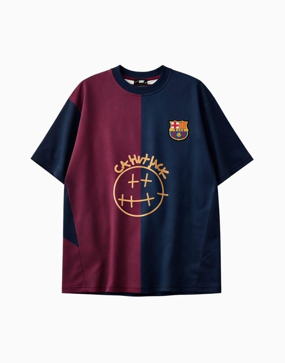 Barcelona Cactus Jack Design Oversize Tişört