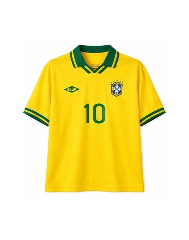 Brazil 10 Oversize Polo Yaka Tişört