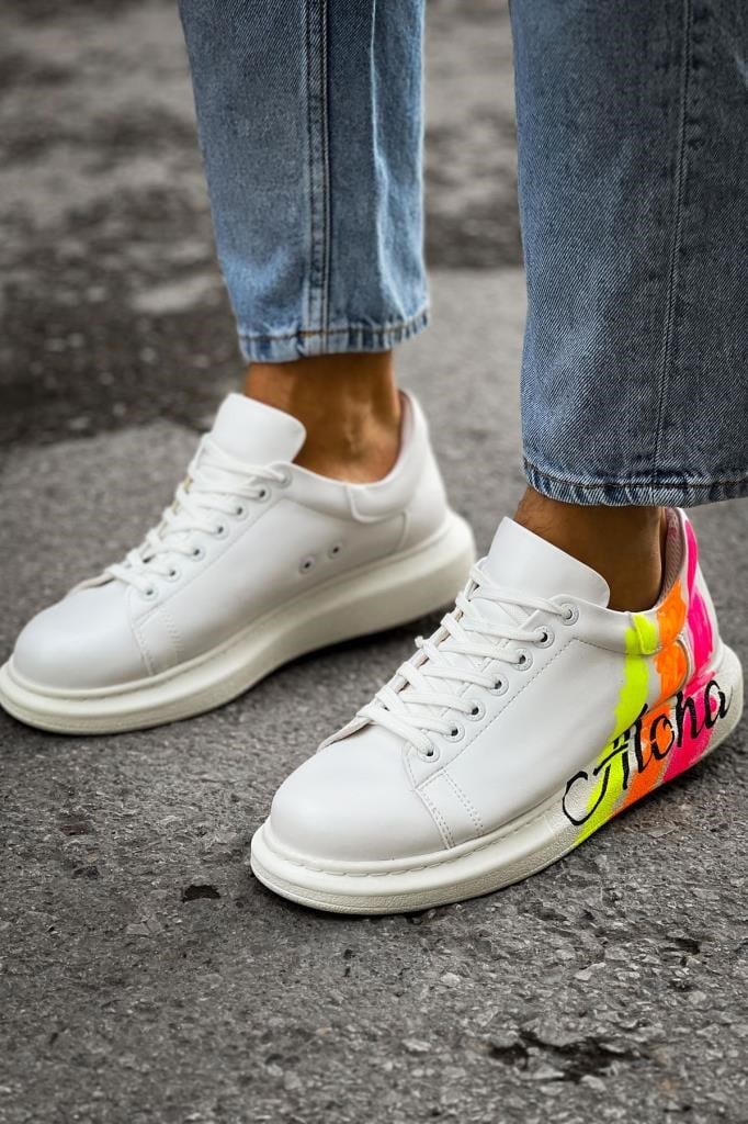 CH254 CBT Pittura Erkek Ayakkabı 501 ALOHA SARI PEMBE BEYAZ · 3