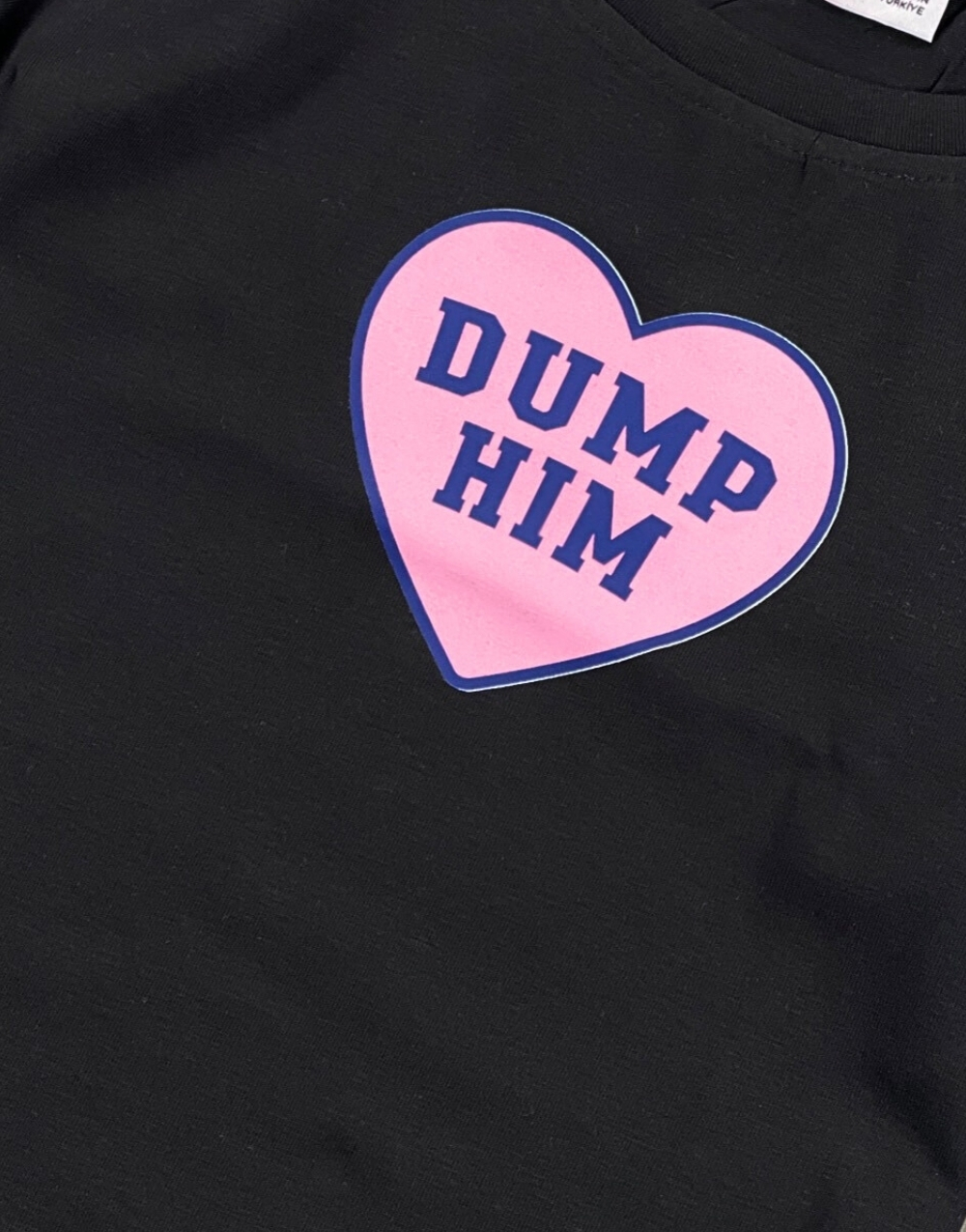 Dump Him Kadın Crop Tişört · 3
