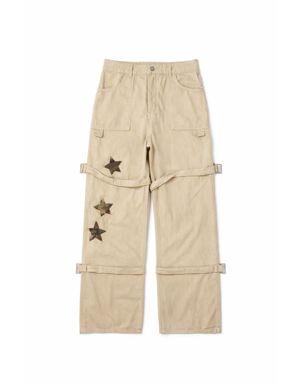 Handmade Kemerli Designer Super Baggy Pantolon