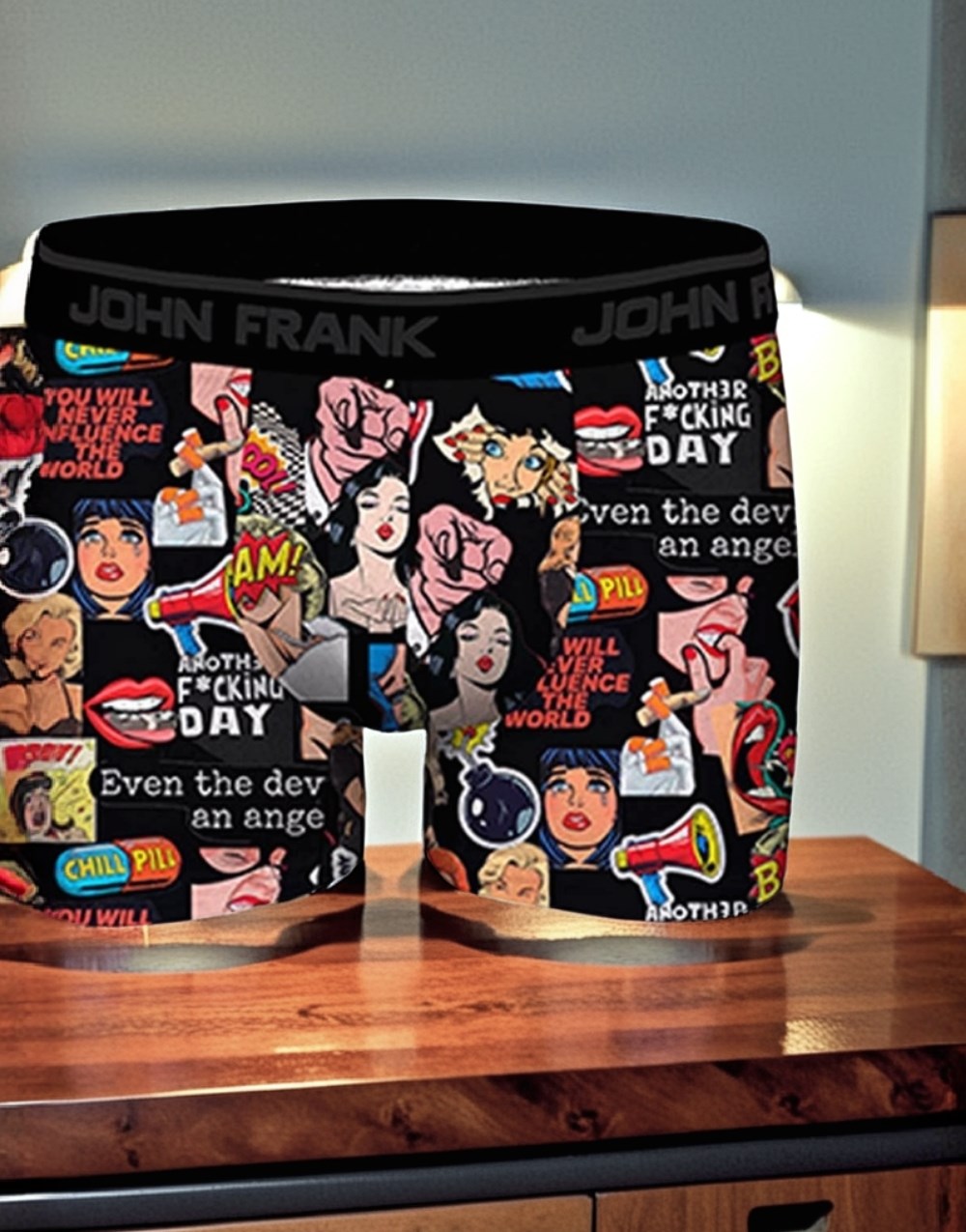John Frank Digital Erkek Boxer Pop Art · 2