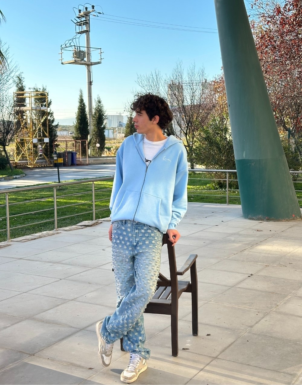 Karl Kani Oversize Zip Erkek Sweatshirt Hoodie · 8