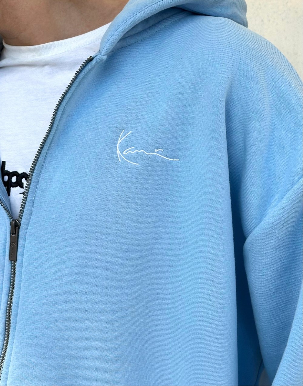 Karl Kani Oversize Zip Erkek Sweatshirt Hoodie · 3