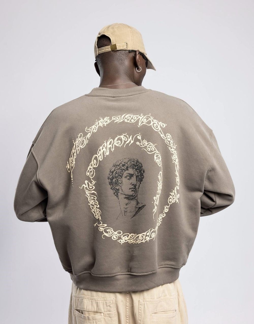 Mythology Boxy Oversize Bisiklet Yaka Sweatshirt