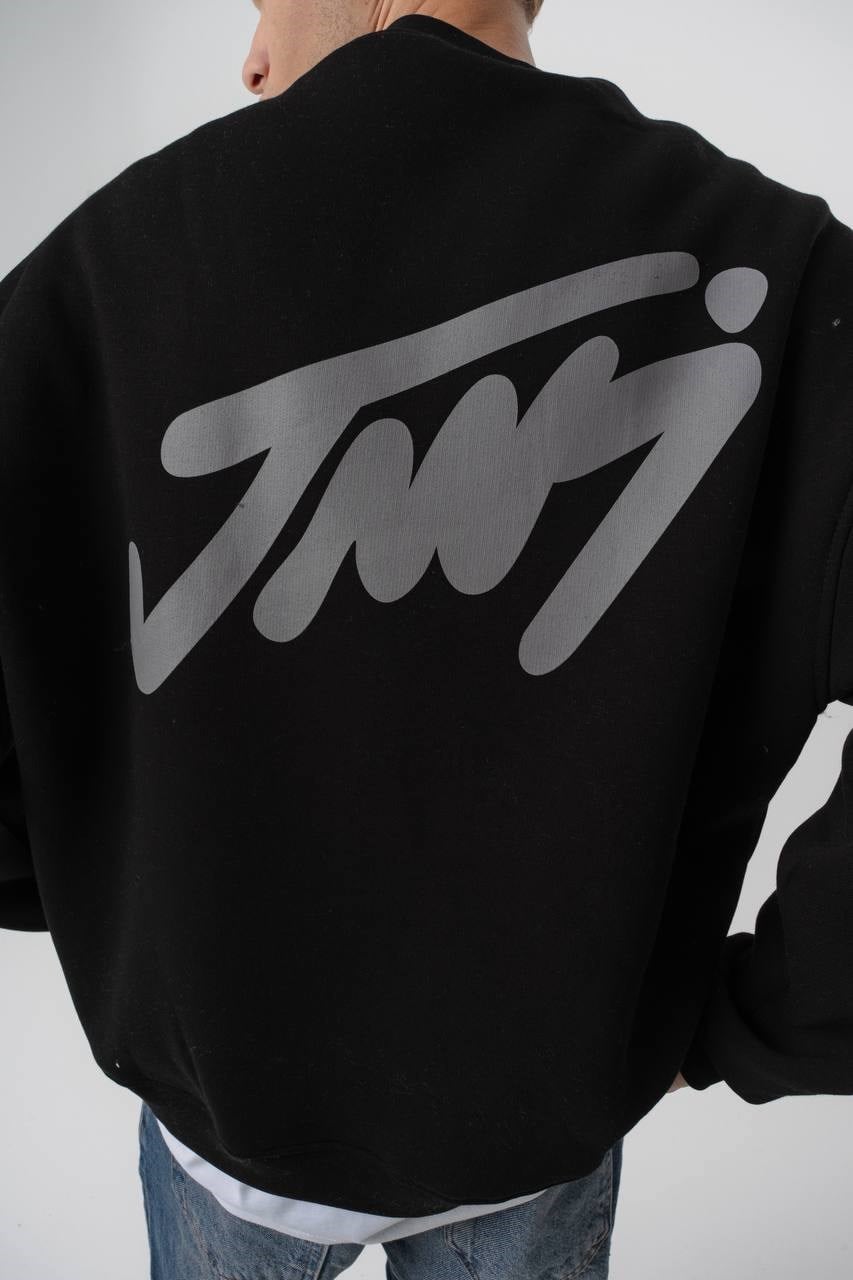 Premium Bisiklet Yaka Oversize Sweatshirt