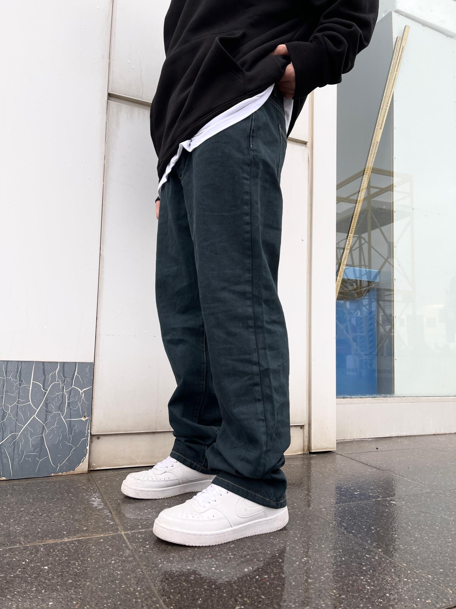 Premium Bol Paça Baggy Kot Pantolon · 2