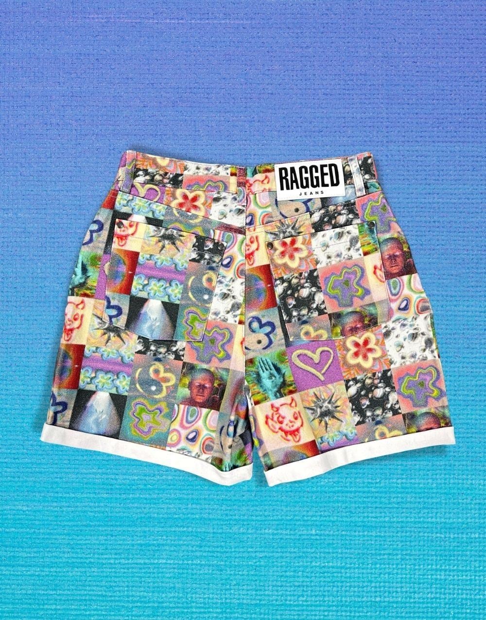 Premium Hawaii Full Printed Kadın Şort · 2