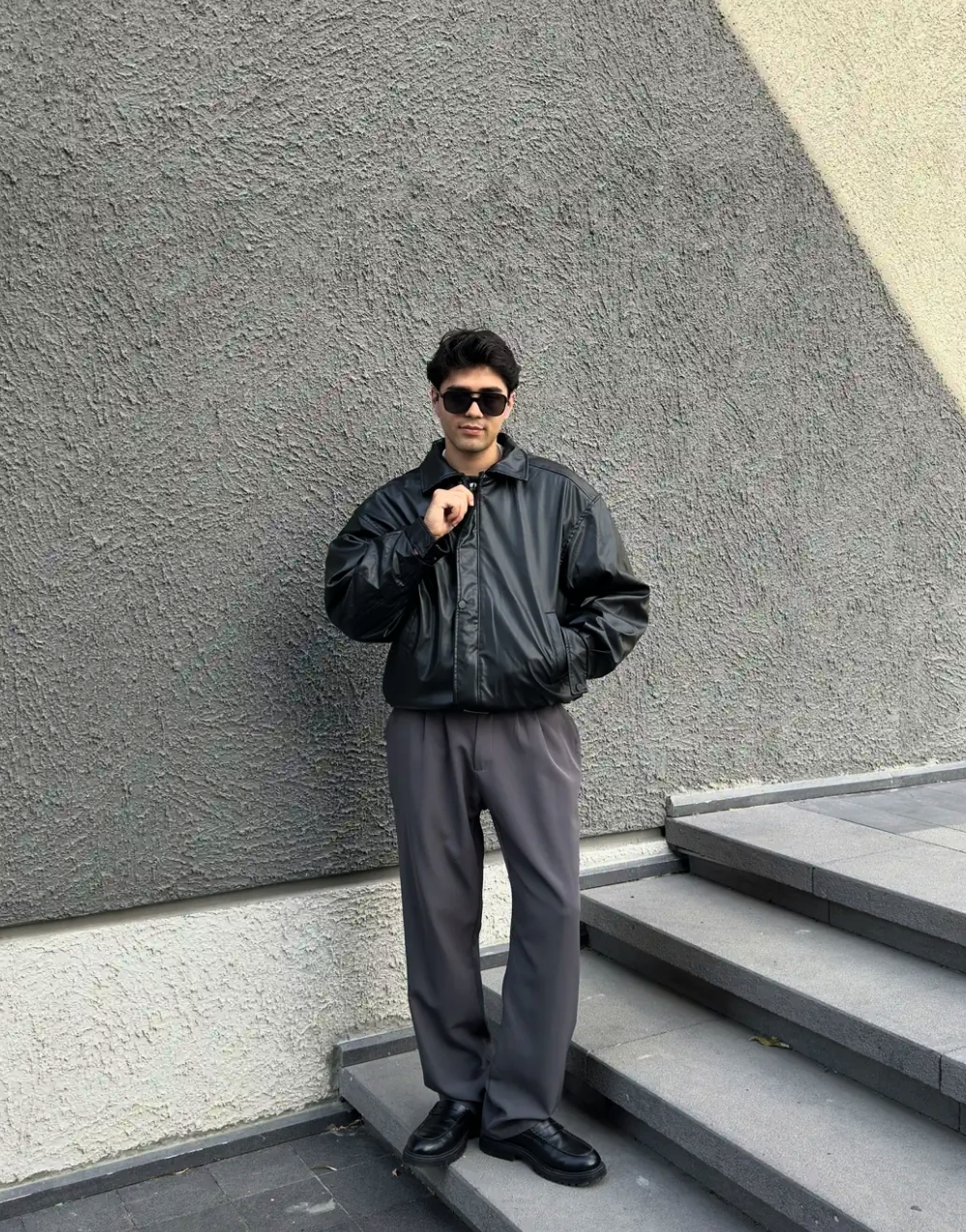Premium Oversize Vintage Deri Ceket · 9