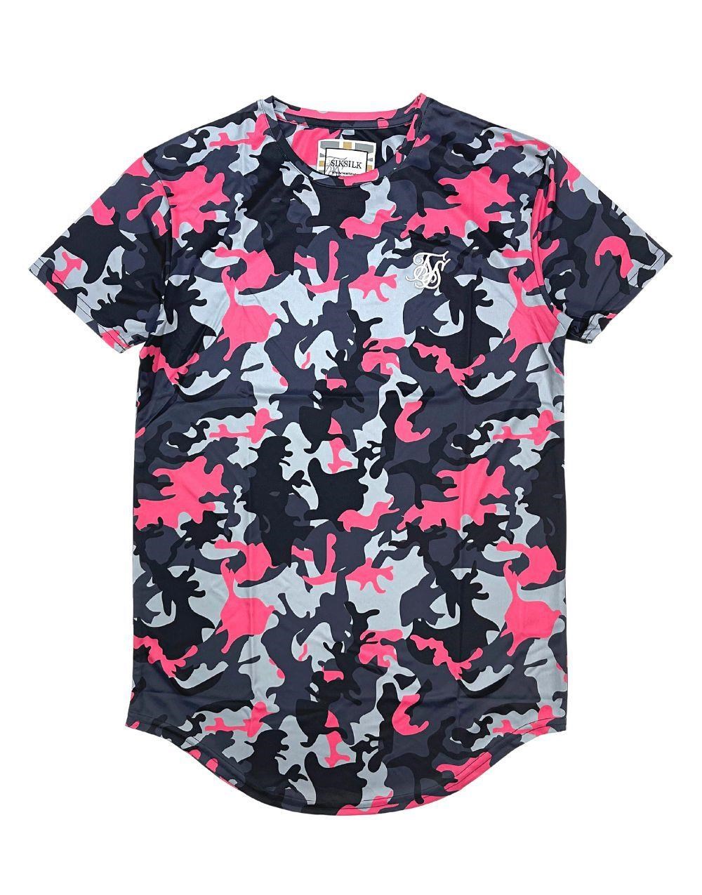 SikSilk Kamuflaj Slim Fit Erkek TişörtSikSilk Kamuflaj Slim Fit Erkek Tişört