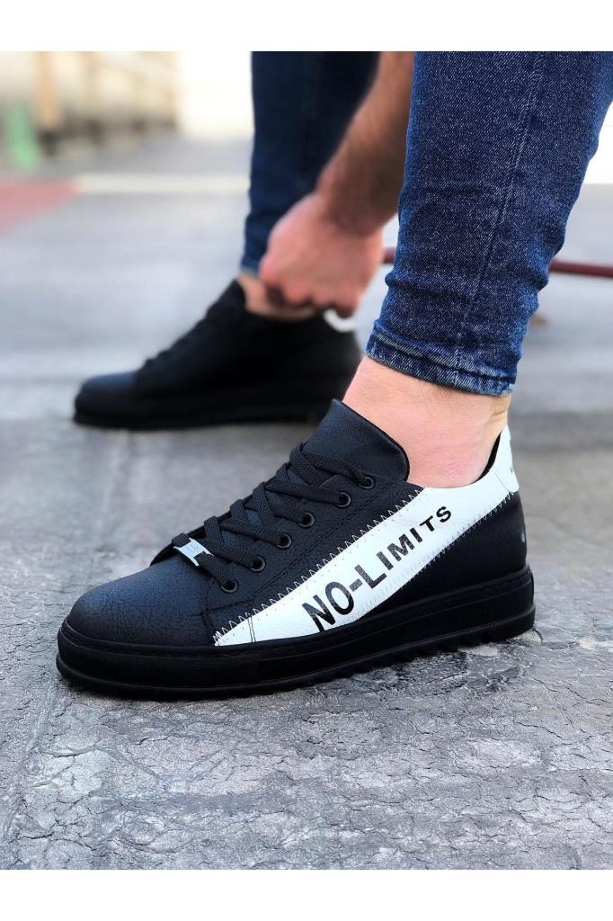Wagoon WG027 Kömür Beyaz No Limit Erkek Casual AyakkabıWagoon WG027 Kömür Beyaz No Limit Erkek Casual Ayakkabı