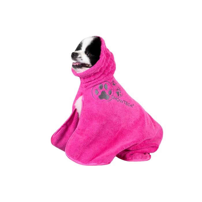 Show Tech+ Dry Dude Small Hot Pink Bathrobe