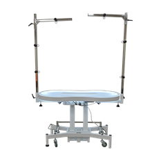 Groom-X Tournament Plus White Electric Table with Light 120 x 61 cm - 12GRX060