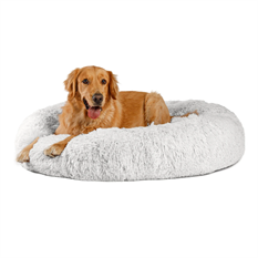 Petstages The Original Calming Donut Shag Cat & Dog Bed - 4596M