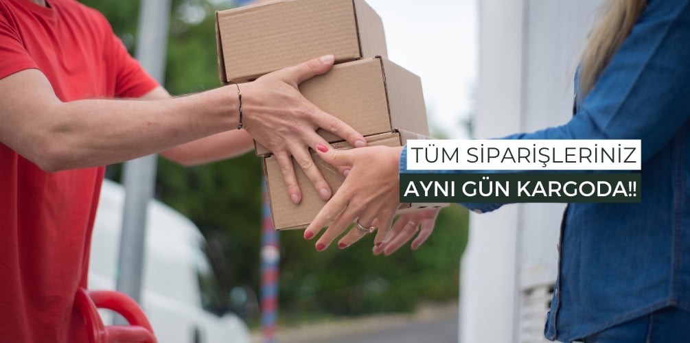Siparişleriniz Aynı Gün Kargoda