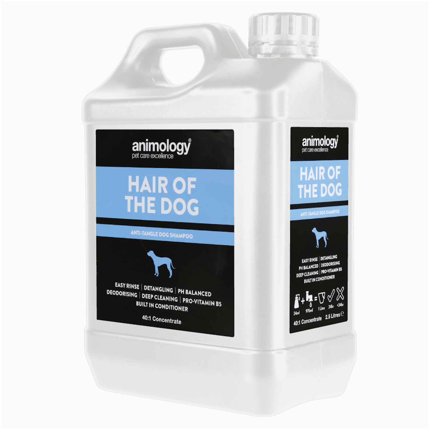 Animology Hair Of The Dog Shampoo Uzun Tüylü Köpeklere Özel 40:1  Konsantre Köpek Şampuanı 2.5 Lt - AHDPRO25