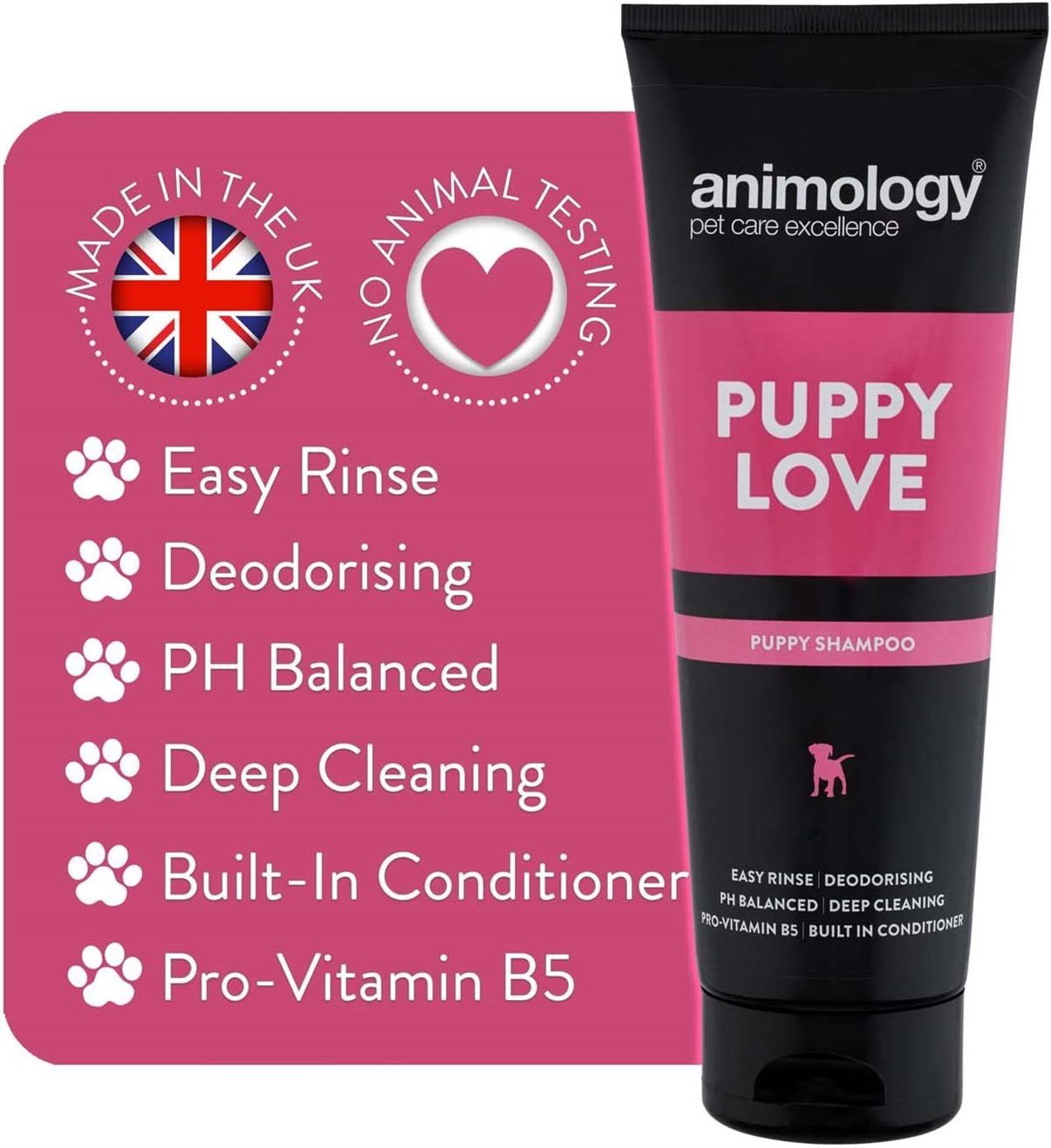 Animology Puppy Love Shampoo Yavru Köpek Şampuanı 250 ML APL250