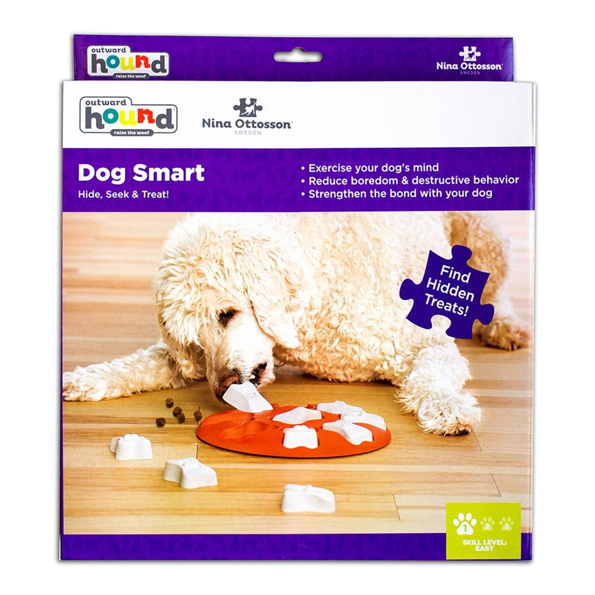 Outward Hound Dog Smart Interactive Treat Puzzle Köpek Oyuncağı, Turuncu - 67331M