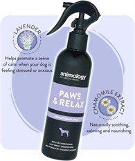 Animology Paws Relax Aromatherapy Spray Rahatlatıcı Köpek Tüy Bakım Spreyi 250  ML - APR250