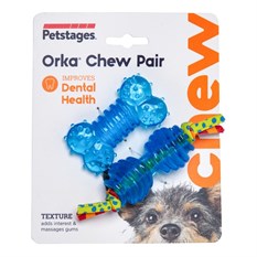 Petstages Orka Chew Pair 2 Pack İkili Kemik Şeklinde Köpek Oyuncağı