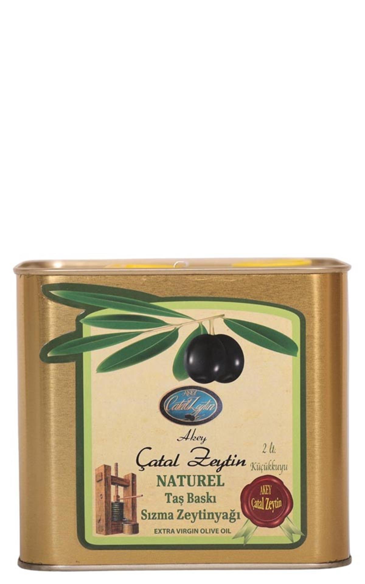 Taş Baskı Naturel Sızma Zeytinyağı 2 lt Teneke (2022-2023)