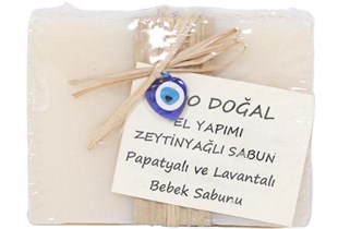 Papatyalı ve Lavantalı Doğal Zeytinyağı Bebek Sabunu 100 gr.