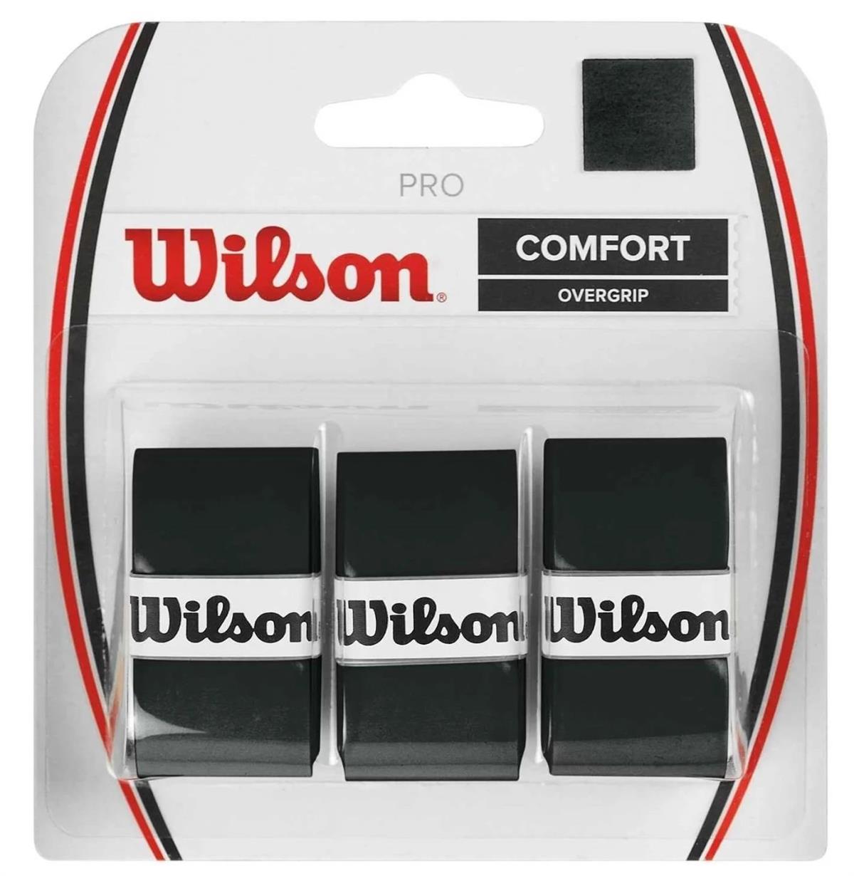 Wilson Pro Comfort Overgrip Tenis Raketi Gribi WRZ4014BK Siyah