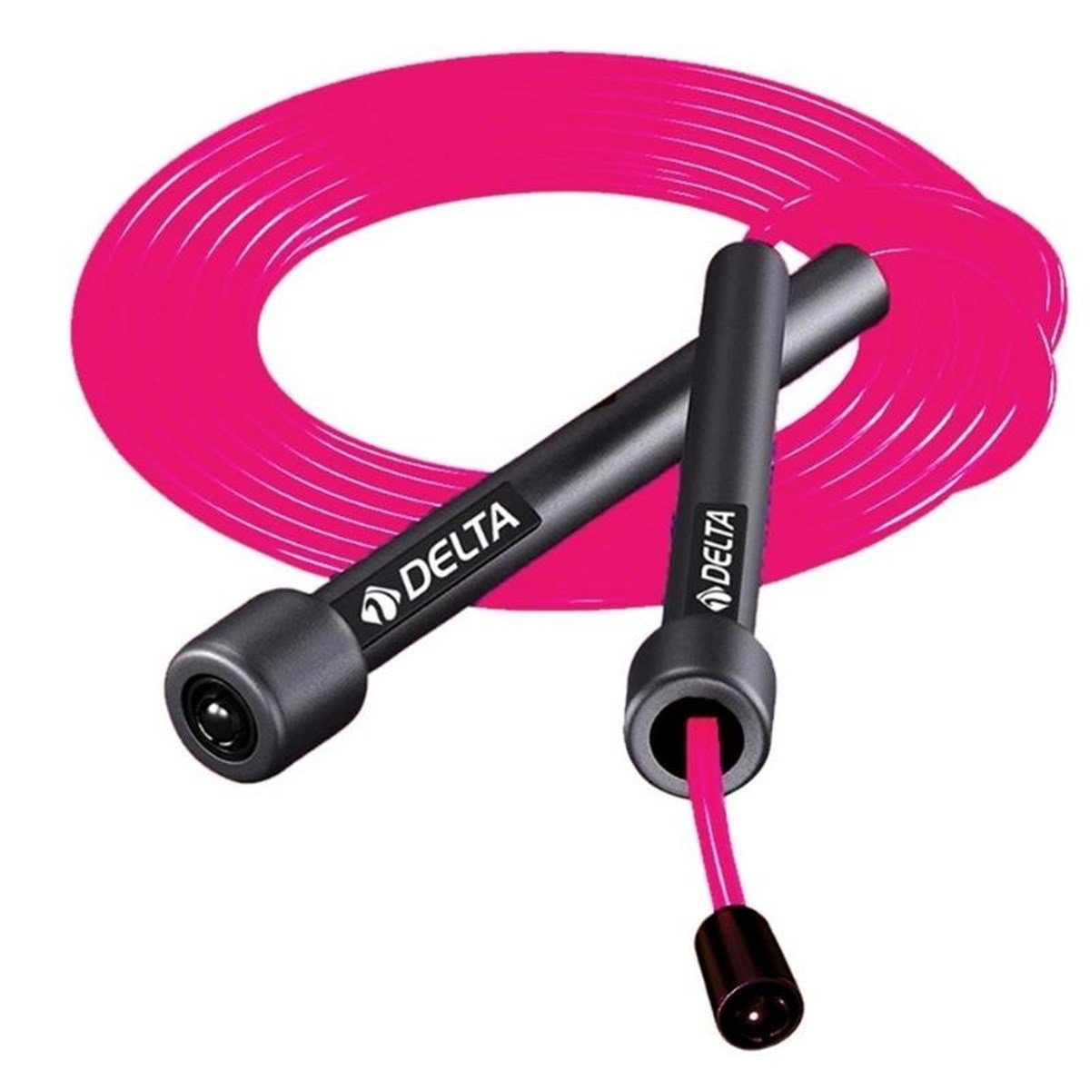 Delta Ayarlanabilir Atlama İpi Pembe Renkli