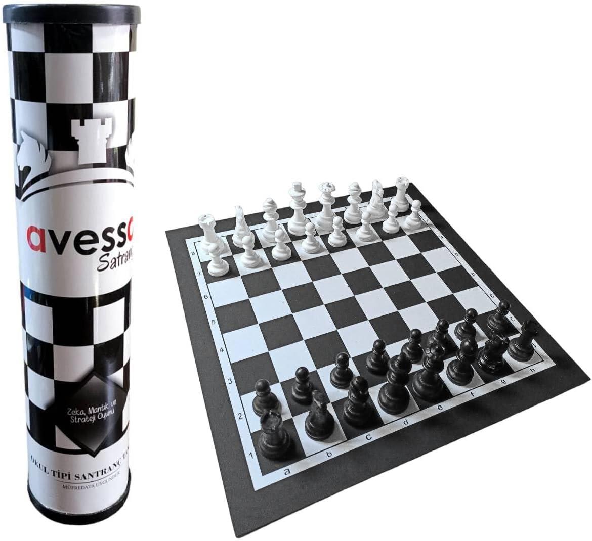 Avessa RST-10 Rulo Satranç Takımı Okul Tipi