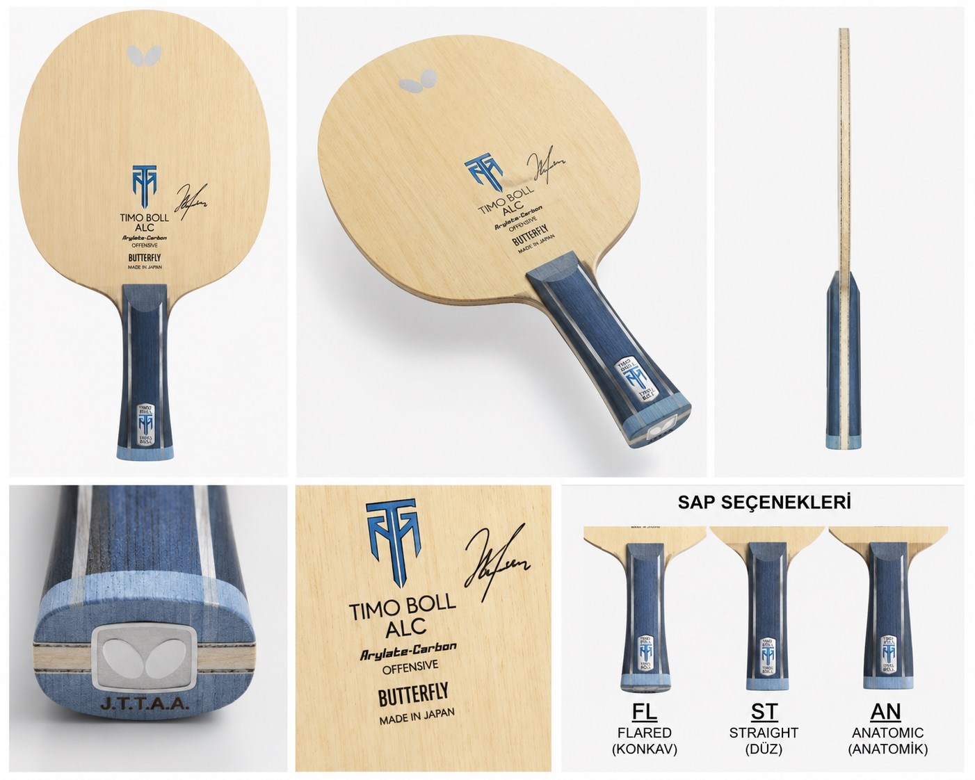 Butterfly Timo Boll ALC Raket Tahtası