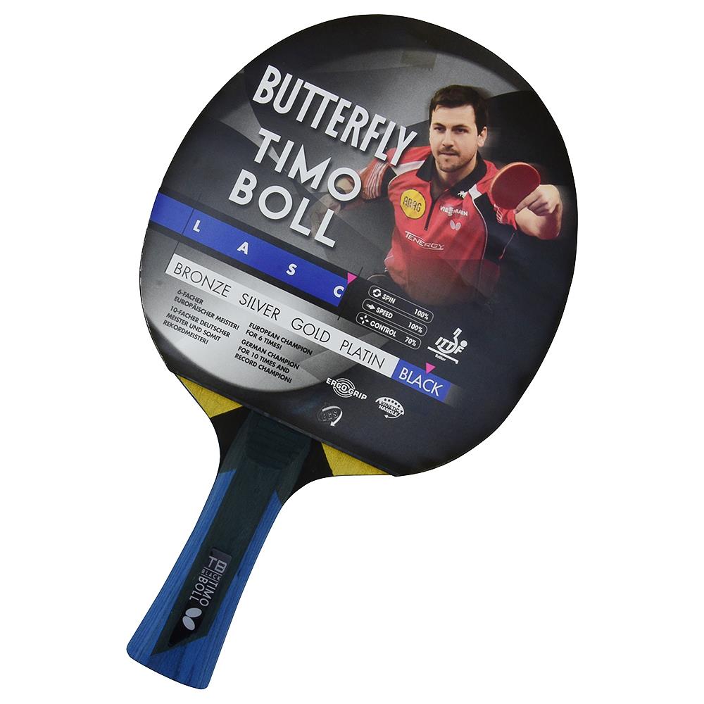 Butterfly Timo Boll Black Masa Tenisi Raketi ITTF Onaylı 85030