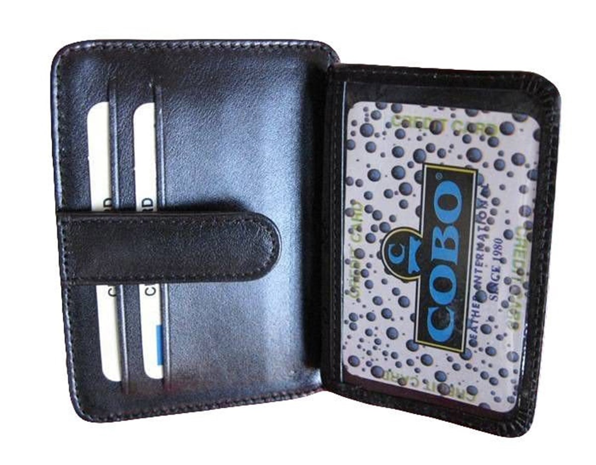 Zenga Orjinal Deri Cüzdanlı Kredi Kartlık 024-1 Siyah