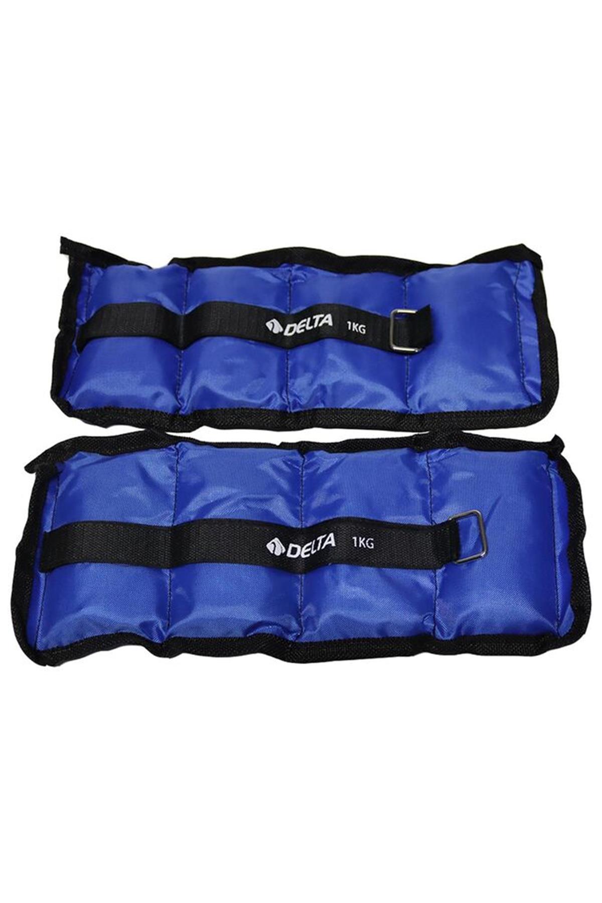 Delta 1 Kg x 2 Adet Toplam 2 Kg El Ayak Bilek Kas Güçlendirici Ağırlık Seti Kum Ağırlık Torbası