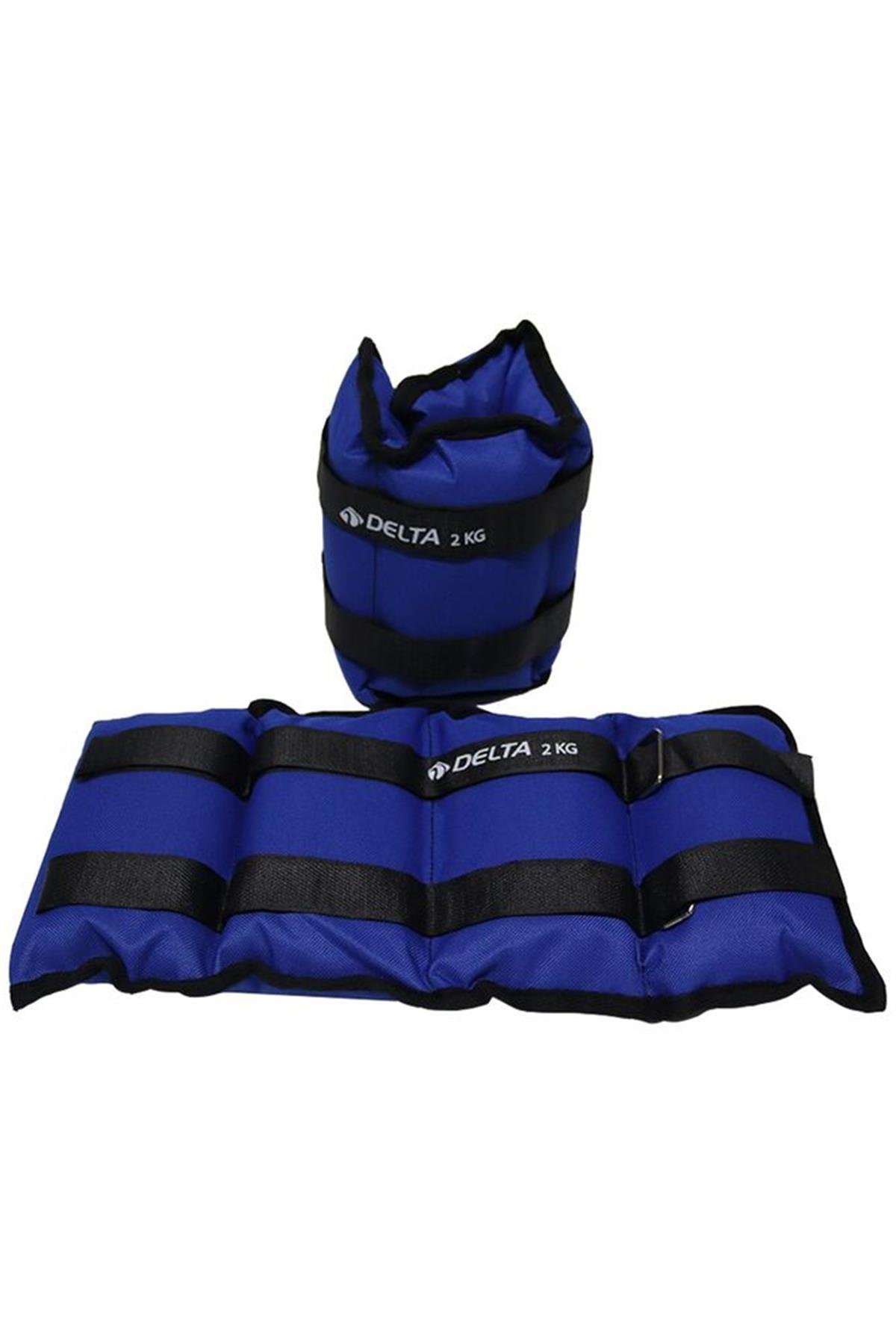 Delta 2 Kg x 2 Adet Toplam 4 Kg El Ayak Bilek Kas Güçlendirici Ağırlık Seti Kum Ağırlık Torbası