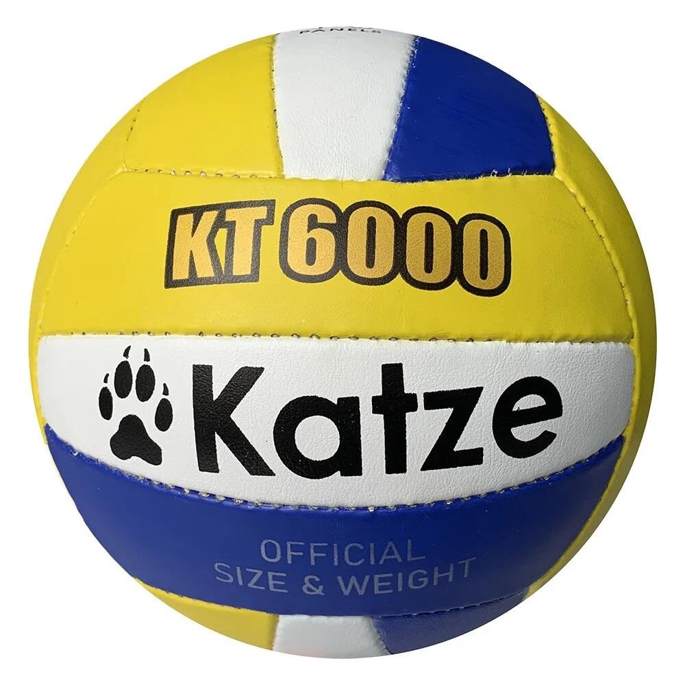 Katze KT 6000 Voleybol Topu El Dikişli Mavi Beyaz