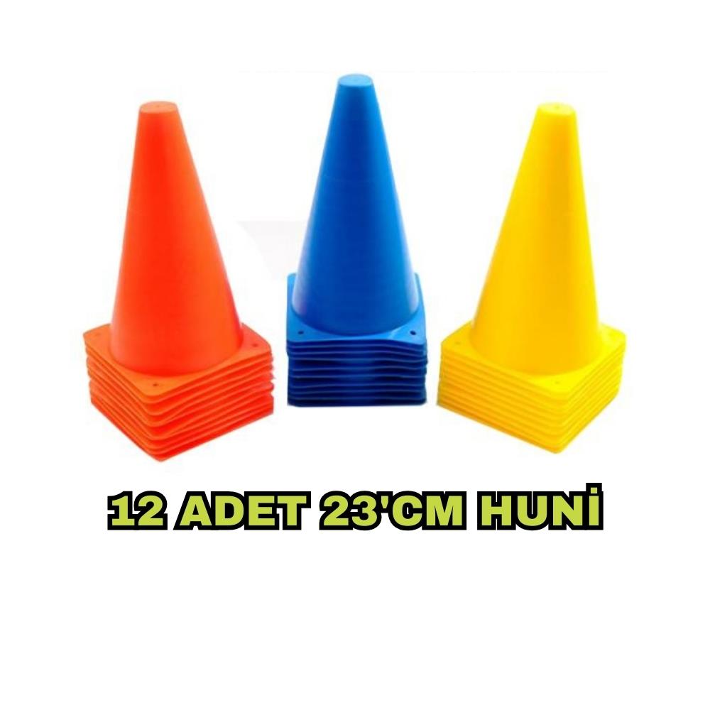 Kodispa 12li 23cm Hunili Üçgen Çanaklı Antrenman Seti