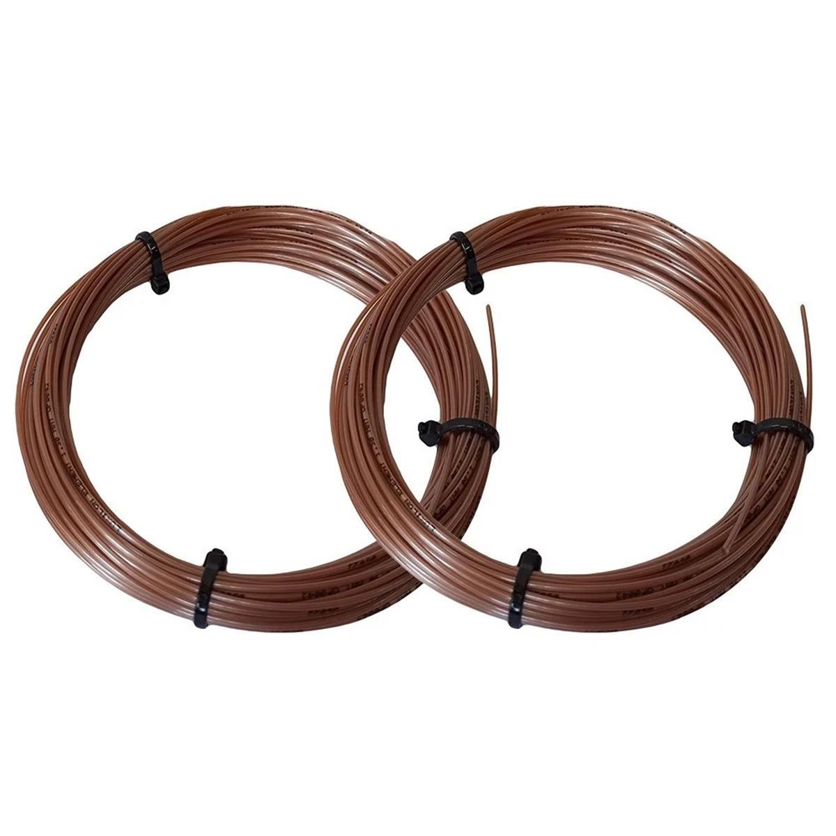 2 Adet Luxilon 130 Element Raket Kordajı 1,30 mm. 12 Metre Bordo