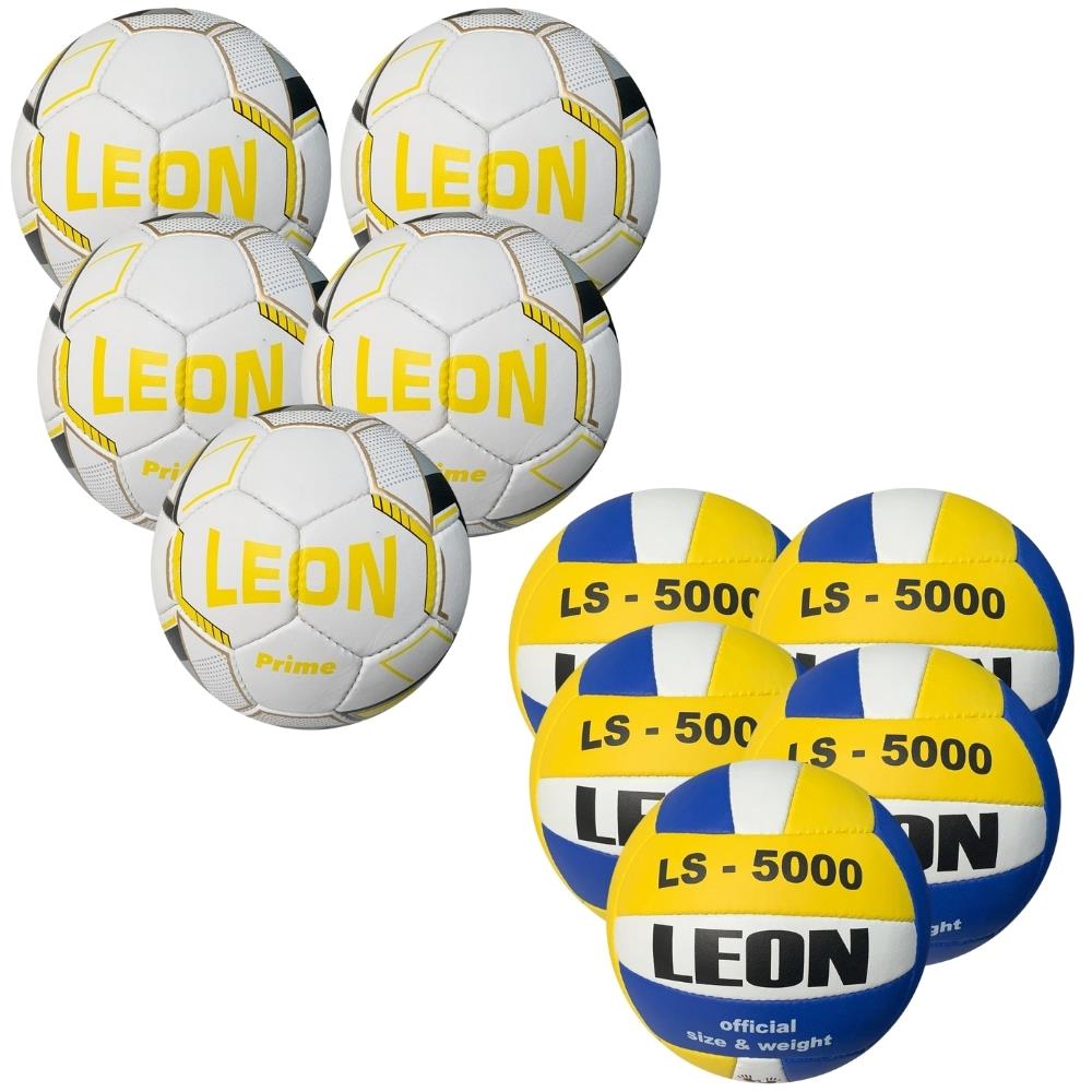 Leon Süper 5 li Sert Zemin Futbol - Voleybol Topları