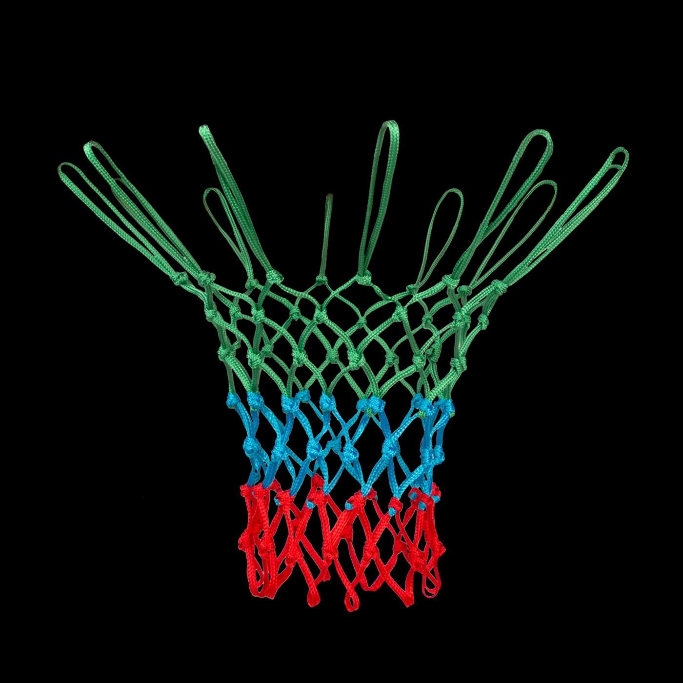 Nodes Basketbol Pota Filesi Yeşil Mavi Kırmızı