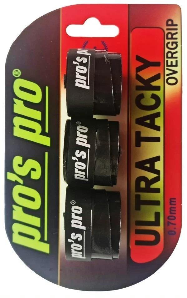 Pros Pro Ultra Tacky 3lü Overgrip Siyah