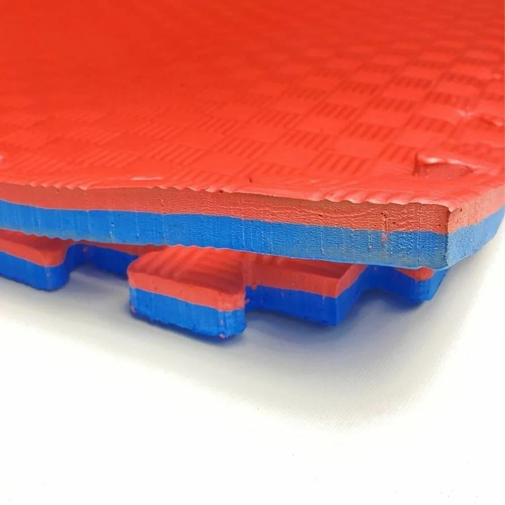 Tatami Mavi Kırmızı Çift Renk 50x50 cm 26 mm Kalınlık