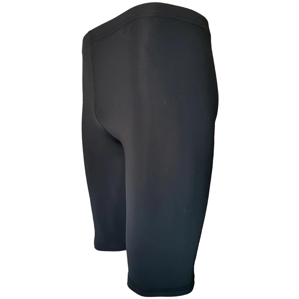 Sporcu Likralı Kısa Tayt Siyah