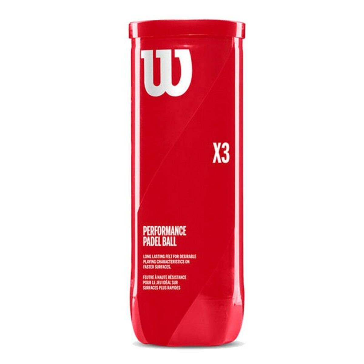 Wilson X3 Performance 3lü Padel Topu